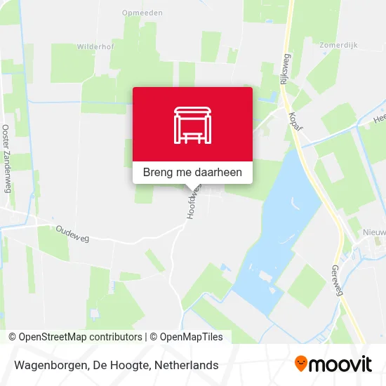 Wagenborgen, De Hoogte kaart