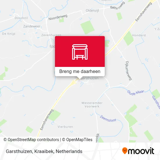 Garsthuizen, Kraaibek kaart