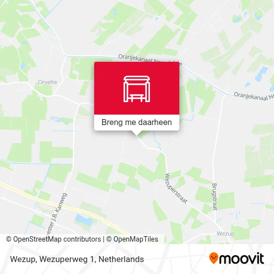 Wezup, Wezuperweg 1 kaart