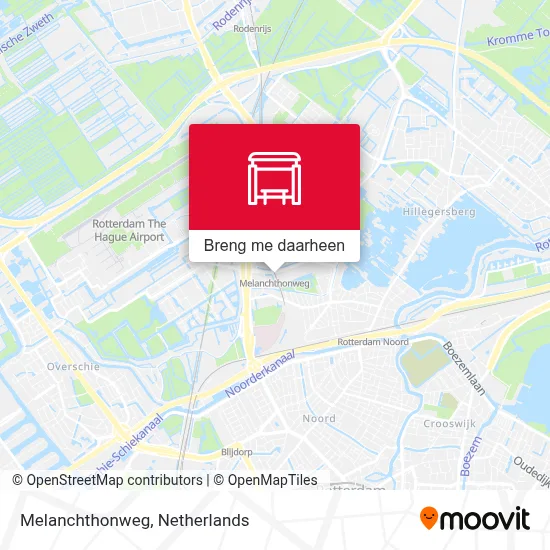 Melanchthonweg kaart