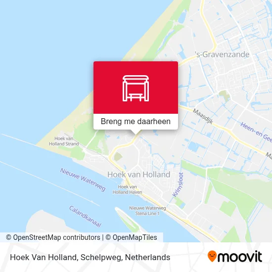 Hoek Van Holland, Schelpweg kaart