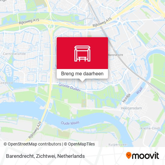 Barendrecht, Zichtwei kaart