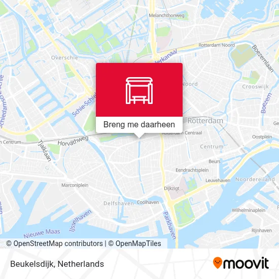 Beukelsdijk kaart