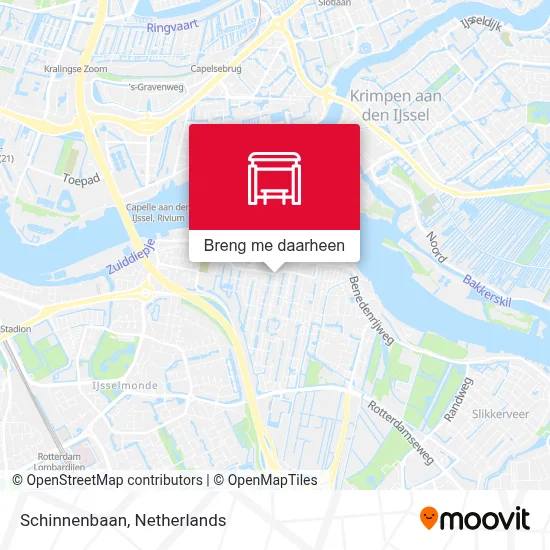 Schinnenbaan kaart