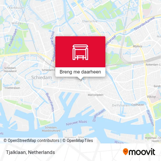Tjalklaan kaart