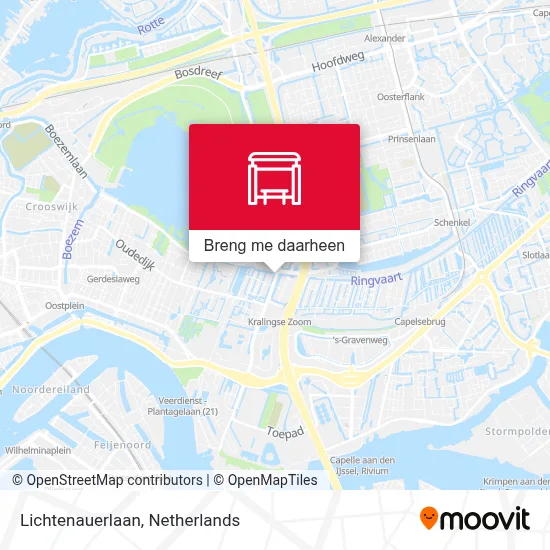Lichtenauerlaan kaart