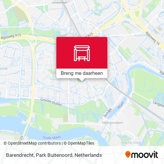 Barendrecht, Park Buitenoord kaart