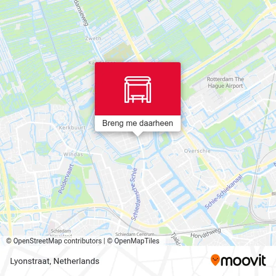 Lyonstraat kaart