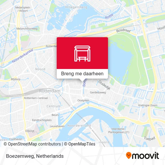 Boezemweg kaart