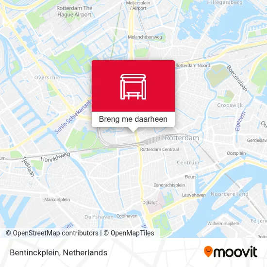Bentinckplein kaart
