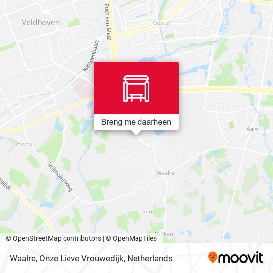 Waalre, Onze Lieve Vrouwedijk kaart