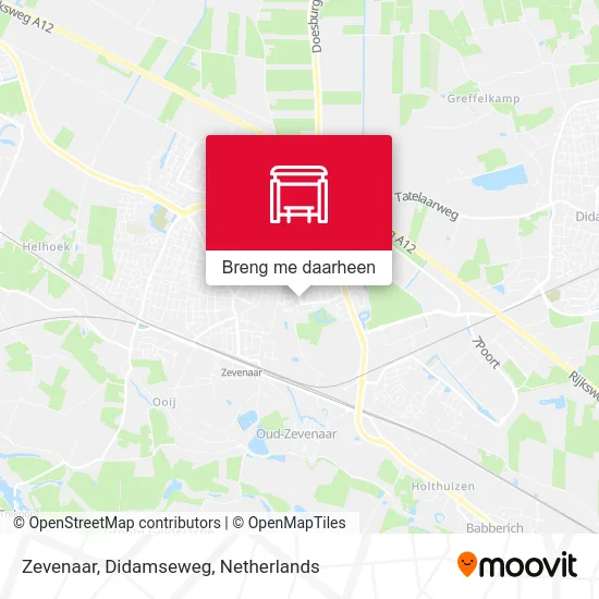 Zevenaar, Didamseweg kaart