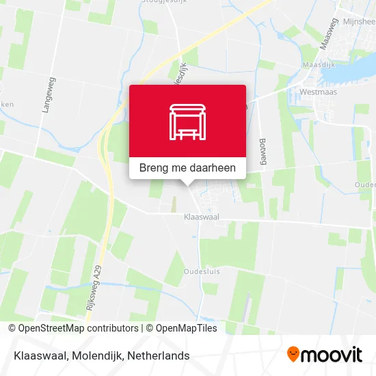 Klaaswaal, Molendijk kaart