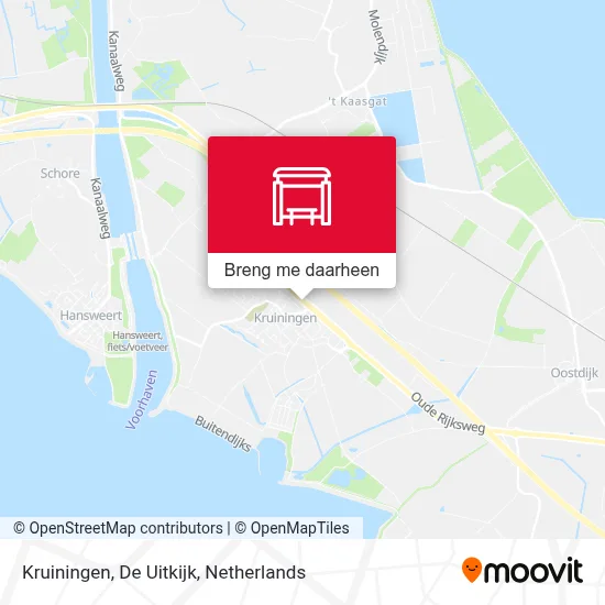 Kruiningen, De Uitkijk kaart