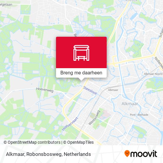 Alkmaar, Robonsbosweg kaart