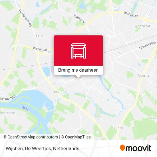 Wijchen, De Weertjes kaart