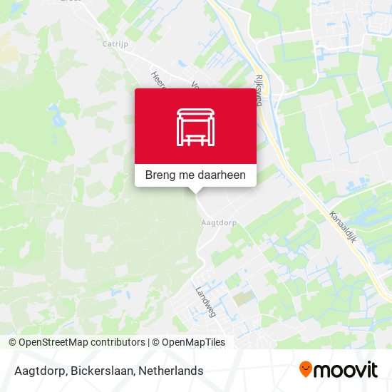 Aagtdorp, Bickerslaan kaart