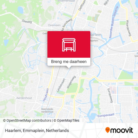 Haarlem, Emmaplein kaart