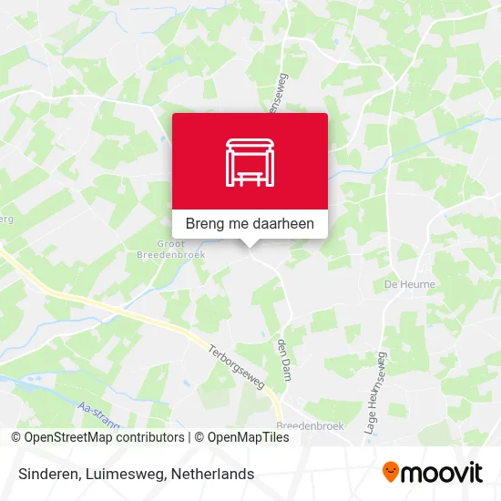 Sinderen, Luimesweg kaart