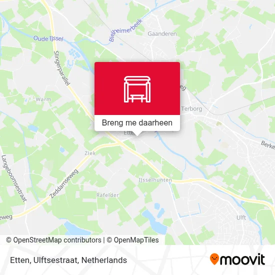 Etten, Ulftsestraat kaart