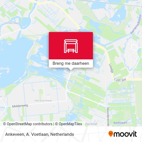 Ankeveen, A. Voetlaan kaart