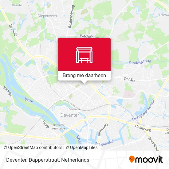 Deventer, Dapperstraat kaart