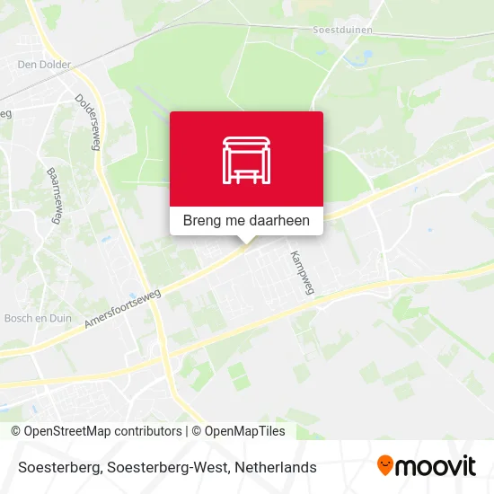 Soesterberg, Soesterberg-West kaart