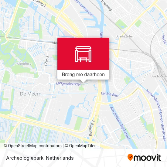Archeologiepark kaart