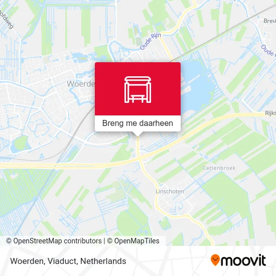 Woerden, Viaduct kaart