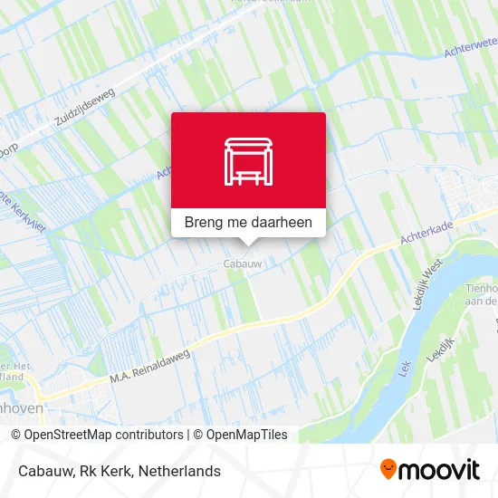 Cabauw, Rk Kerk kaart