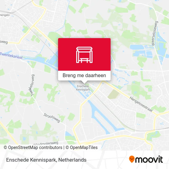 Enschede Kennispark kaart