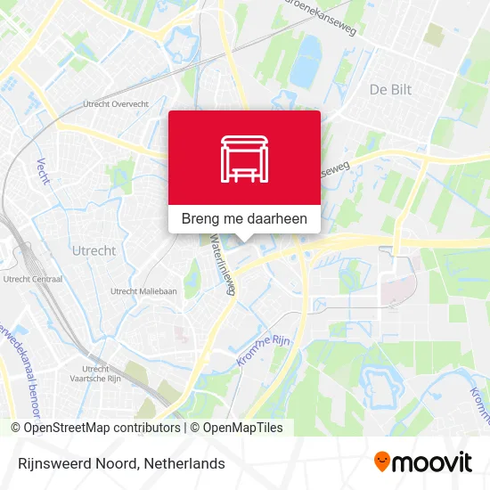 Rijnsweerd Noord kaart