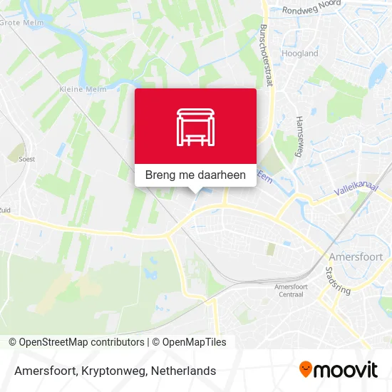 Amersfoort, Kryptonweg kaart