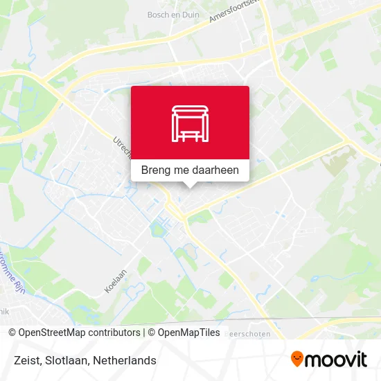 Zeist, Slotlaan kaart