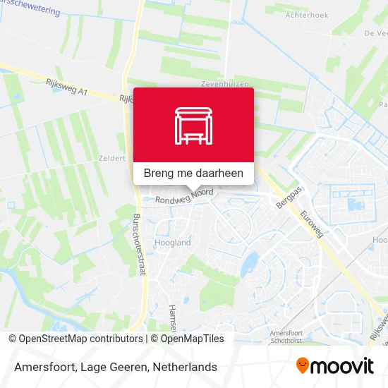 Amersfoort, Lage Geeren kaart