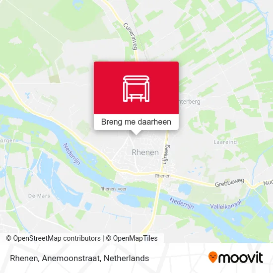 Rhenen, Anemoonstraat kaart