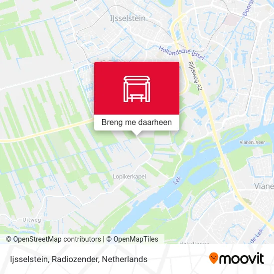 Ijsselstein, Radiozender kaart