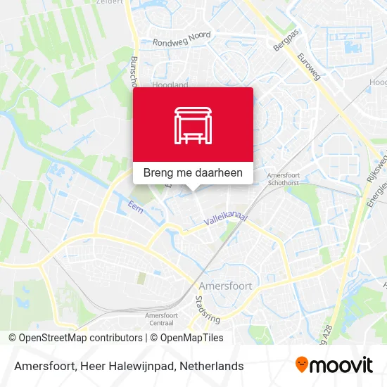 Amersfoort, Heer Halewijnpad kaart