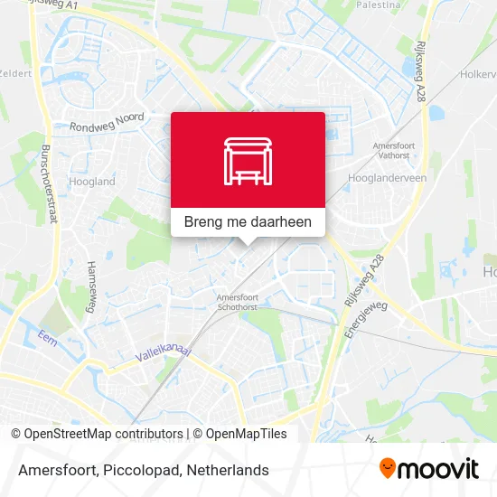 Amersfoort, Piccolopad kaart
