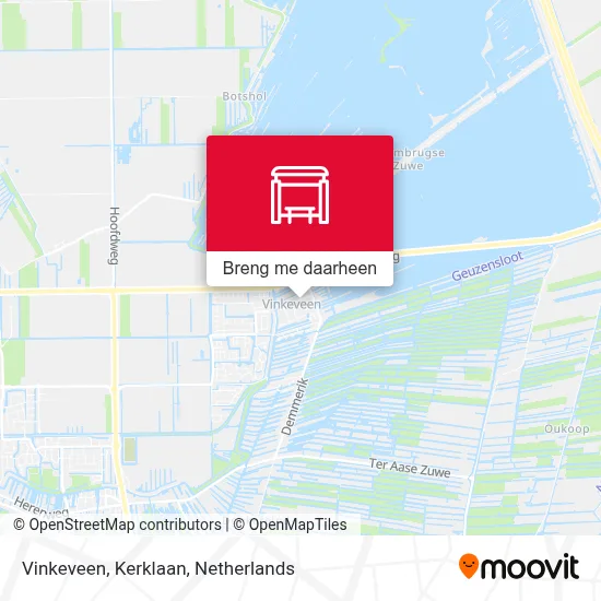 Vinkeveen, Kerklaan kaart