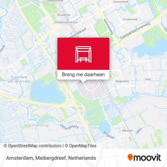 Amsterdam, Meibergdreef kaart