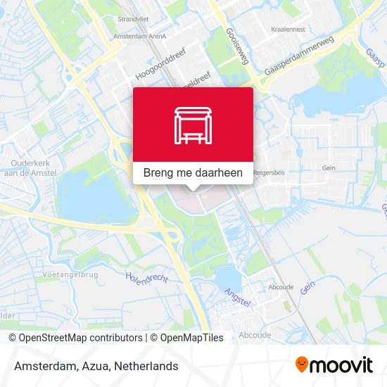 Amsterdam, Azua kaart