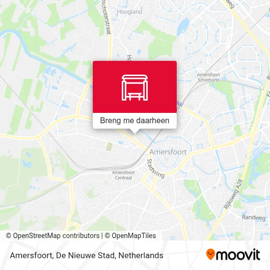 Amersfoort, De Nieuwe Stad kaart