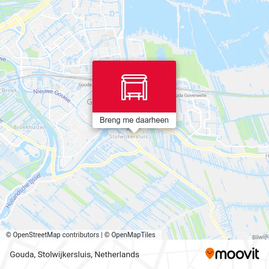 Gouda, Stolwijkersluis kaart
