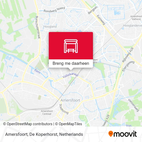 Amersfoort, De Koperhorst kaart