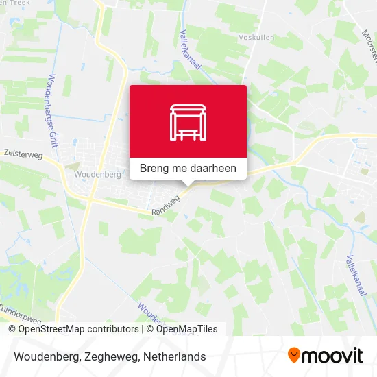 Woudenberg, Zegheweg kaart