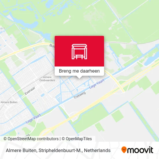 Almere Buiten, Stripheldenbuurt-M. kaart