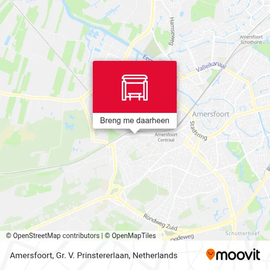 Amersfoort, Gr. V. Prinstererlaan kaart