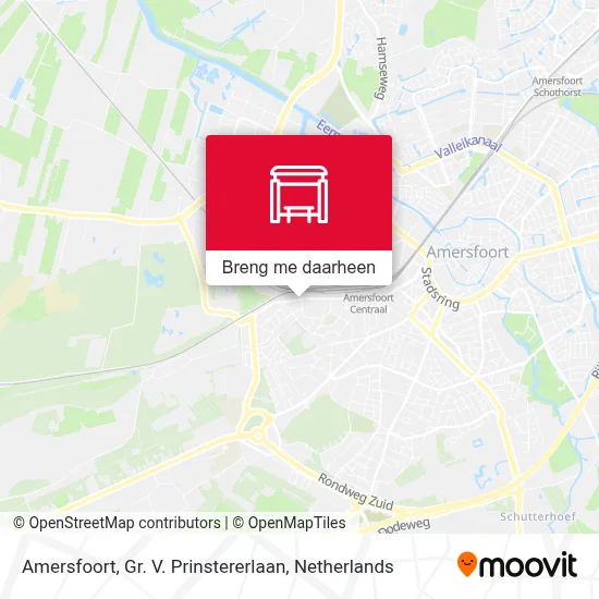 Amersfoort, Gr. V. Prinstererlaan kaart