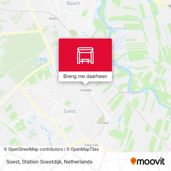 Soest, Station Soestdijk kaart